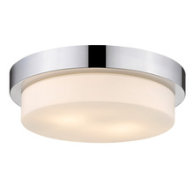 Golden 1270-13 CH - Multi-Family Flush Mount in Chrome with Opal Glass