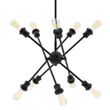 Golden 1945-10 BLK - Axel 10 Light Chandelier