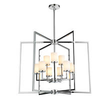 Golden 2081-9 CH - 2 Tier - 9 Light Caged Foyer