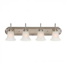 Golden 5221-4 PW-MBL - 4 Light Bath Vanity