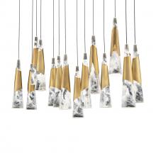 Modern Forms US Online PD-44414L-AB - Kilt Multilight Pendant Light