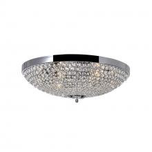 CWI Lighting QS8357C20C - 6 Light Bowl Flush Mount