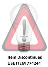 Bulbrite 774231 - **DISCONTINUED** LED9A19/B60W/830/1P