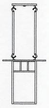 Arroyo Craftsman HCM-14DTAM-AB - 14" huntington hanging pendant with double t-bar overlay