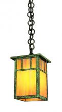 Arroyo Craftsman HH-4LAAM-AB - 4" huntington one light pendant with classic arch overlay