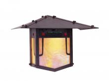 Arroyo Craftsman PDW-12GRC-AB - 12" pagoda flush wall mount