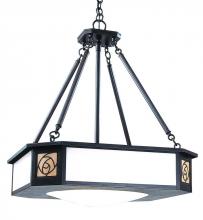 Arroyo Craftsman SCCH-21REC-VP - 21" saint clair inverted chandelier