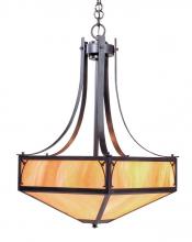 Arroyo Craftsman SGCH-20AM-AB - 20" saint george inverted chandelier