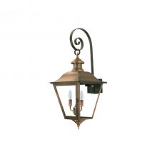 Primo Gas Lanterns JL-22E_TS - Two Light Top Scroll