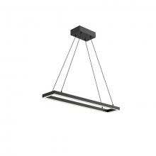 Kuzco Lighting Inc PD88530-BK - Piazza 30-in Black LED Pendant