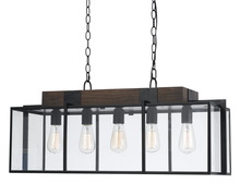 CAL Lighting FX-3582-5 - 60W X 5 Antonio Chandelier (Edison Bulbs Not included)