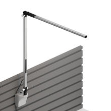 Koncept Inc AR1000-CD-SIL-SLT - Z-Bar Solo Desk Lamp with slatwall mount (Cool Light; Silver)