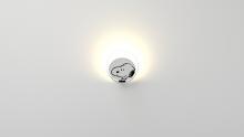 Koncept Inc GRW-S-CRM-SN1-HW - Peanuts® Gravy Wall Sconce - Chrome body, Snoopy plates - Hardwire