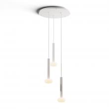 Koncept Inc CMP-C3-S-12-MWT+NA+GLB - Combi Pendant 12" Circular 3 Combo Matte White with Matte White Canopy