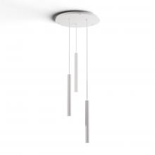 Koncept Inc CMP-C3-S-16-MWT - Combi Pendant 16" Circular 3 Combo Matte White with Matte White Canopy, Suspension / Flush Mount