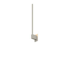 Koncept Inc ZBW-24-4-EM-SW-BNI - Z-Bar Wall Sconce, Soft Warm, Brushed Nickel, 24," End Mount