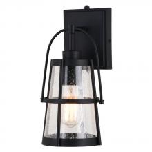 Vaxcel International T0640 - Portage Park 6.5-in. Outdoor Wall Light Matte Black