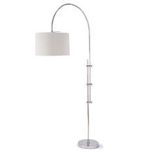 Regina Andrew 14-1004PN - Regina Andrew Arc Floor Lamp With Fabric Shade (