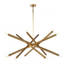 Regina Andrew 16-1289NB - Viper Chandelier - Natural Brass