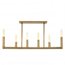 Regina Andrew 16-1312NB - Regina Andrew Wolfe Linear Chandelier (Natural B