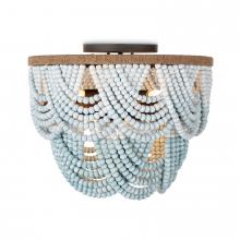 Regina Andrew 16-1374 - Coastal Living Ombre Wood Bead Flush Mount