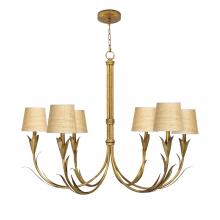 Regina Andrew 16-1416GLD-RAT - Regina Andrew River Reed Chandelier Small (Antiq