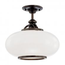 Hudson Valley 9815F-OB - 1 LIGHT SEMI FLUSH