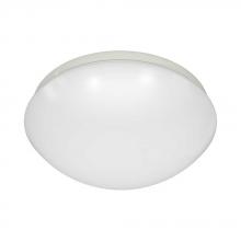 Jesco RE-GEO-FM-94011-2790-WH - JESCO 11-inch Round Mushroom LED Acrylic Surface Mount 2700K