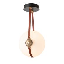 Hubbardton Forge 121049-LED-10-27-LB-HF-GG0680 - Derby Large Semi-Flush