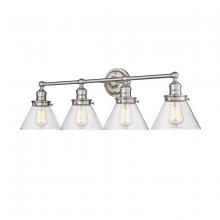 Millennium 4144-BN - Eyden 4-Light Vanity Brushed Nickel