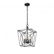 Millennium 4001-MB - Tracy 4-Light Pendant light Matte Black