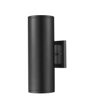 Millennium 42002-PBK - Vegas 2-Light Outdoor Wall Sconce Powder Coated Black