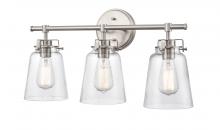 Millennium 4413-BN - Amberose 3-Light Vanity Brushed Nickel