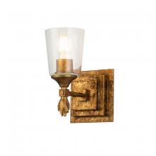 Lucas McKearn BB1022G-1-F1G - Vetiver 1 Light Wall Sconce Gold