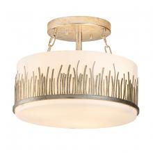 Lucas McKearn FM90610S-15 - Sawgrass Semi-flush Light in Silver