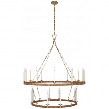 Visual Comfort & Co. Signature Collection RL CHC 5882AB/NRT - Darlana Extra Large Two Tier Chandelier