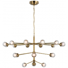 Visual Comfort & Co. Signature Collection RL KS 5235SB-CG - Alloway Large Chandelier