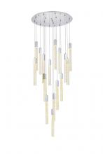 Elegant 2067G36C - Weston 16 Lights Pendant in Chrome