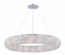 Elegant 2114G41C/RC - Paris 18 Light Chrome Chandelier Clear Royal Cut Crystal