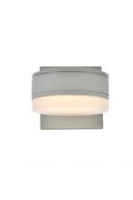 Elegant LDOD4013S - Raine Integrated LED wall sconce in silver