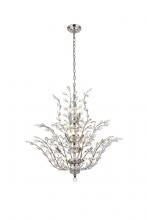 Elegant V2011G41C/RC - Orchid 18 Light Chrome Chandelier Clear Royal Cut Crystal