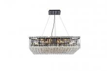 Elegant V2032D32BK/RC - Maxime 32 Inch Black Chandelier