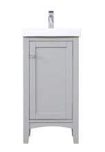 Elegant VF2318GR - 18 In. Single Bathroom Vanity Set in Grey