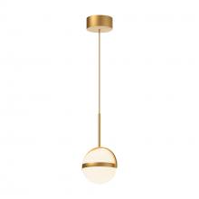 Alora Lighting PD301001BG - Globo 7-in Brushed Gold LED Pendant