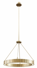 Alora Lighting PD361230VB - Kensington 30-in Vintage Brass LED Pendant