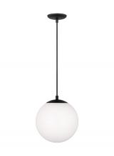 Visual Comfort & Co. Studio Collection 6020EN3-112 - Leo - Hanging Globe Medium One Light Pendant with White Glass