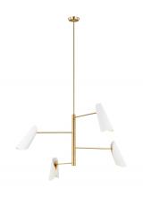 Visual Comfort & Co. Studio Collection AEC1024BBSMWT - Tresa Four Light Chandelier