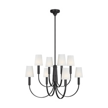 Visual Comfort & Co. Studio Collection TC1088AI - Logan Large Two-Tier Chandelier