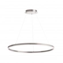 Dainolite CIR-3263C-5CCT-SV - 63W Colour Changing Temperature Chandelier, Silver with White Acrylic Diffuser