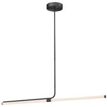 Dainolite CVT-4824LEDHP-MB - 24W Horizontal Pendant, Matte Black w/ White Acrylic Diffuser